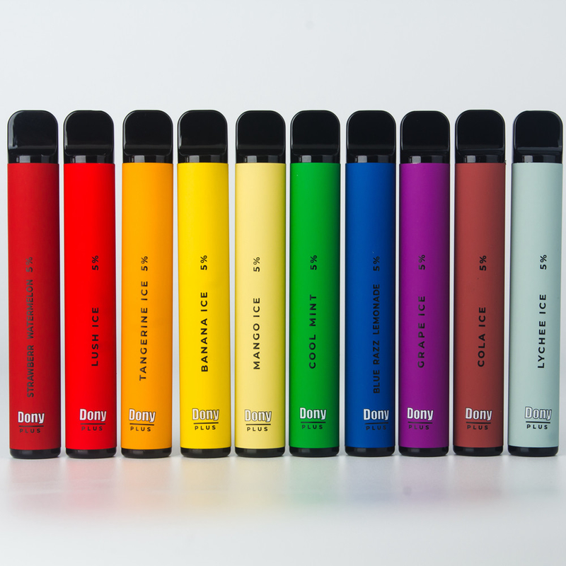 Dony ECO συν τη μίας χρήσης μπαταρία 15 τσιγάρων 550mAh ατμού συνήθειας 800puffs 3.2ml γεύσεις