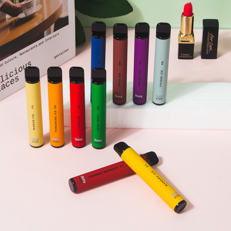 Dony ECO συν τη μίας χρήσης μπαταρία 15 τσιγάρων 550mAh ατμού συνήθειας 800puffs 3.2ml γεύσεις