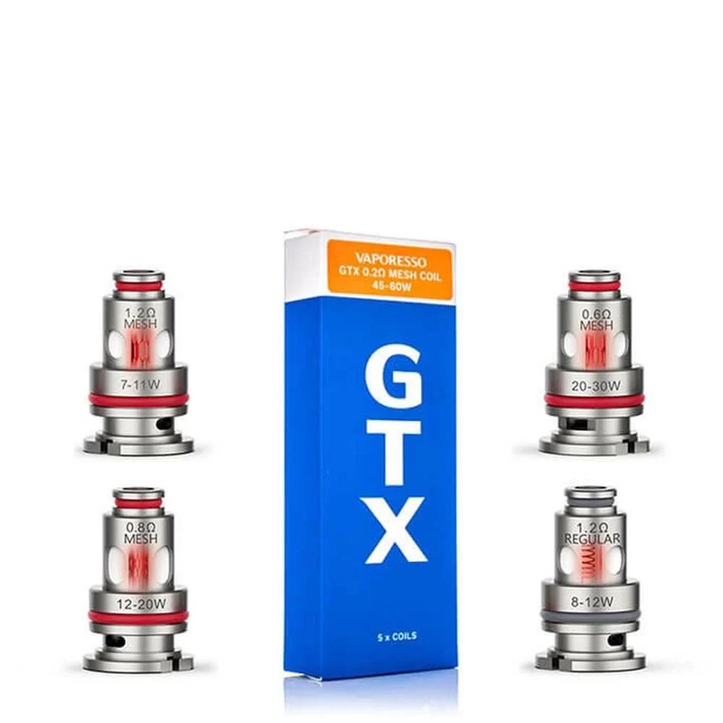 Αντικατάσταση 35g σπειρών πλέγματος Vape πυρήνων στόχων Pm80 Gtx σπειρών 5pcs Gtx Vaporesso
