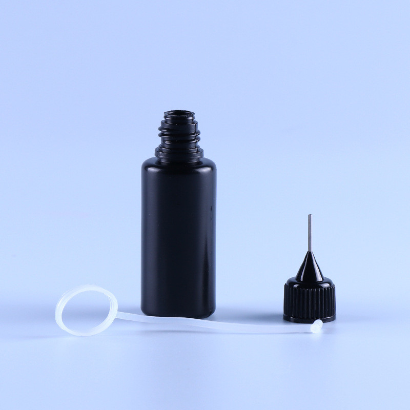 Μαύρο PE βελόνων ΚΑΠ ακρών κενό Ejuice Vape χυμού δαχτυλίδι σιλικόνης μπουκαλιών ελαφρύ ανθεκτικό