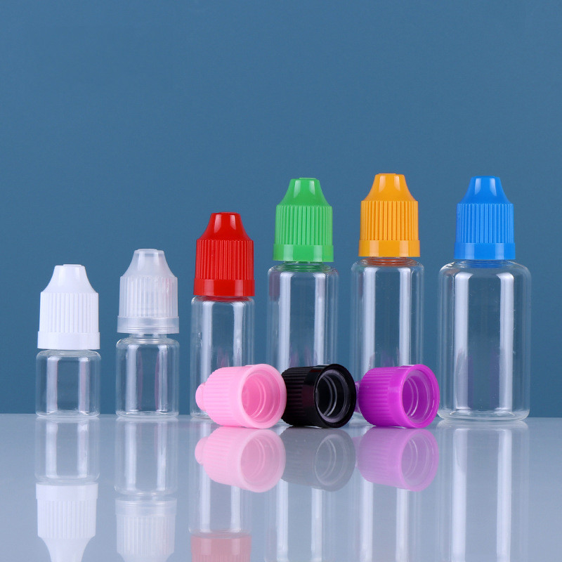 Πλαστικό PET V3 κενό Ejuice μπουκάλι της FCC που καπνίζει ζωηρόχρωμη κεφαλή κοχλίου μπουκαλιών Ε την υγρή σαφή
