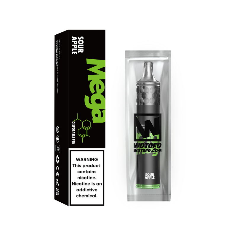 Μέγα μίας χρήσης εξάρτηση 1500 Vapes λοβών Wotofo υγρό 1.6ohm καλώδιο ριπών 980ma 5ml Ε