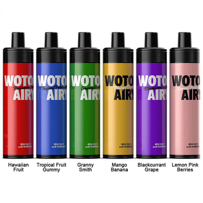 Επαναφορτιζόμενο 1000 Puffs Κιτ συσκευής Vape Pod μιας χρήσης Wotofo Airy Portable Pod Vape