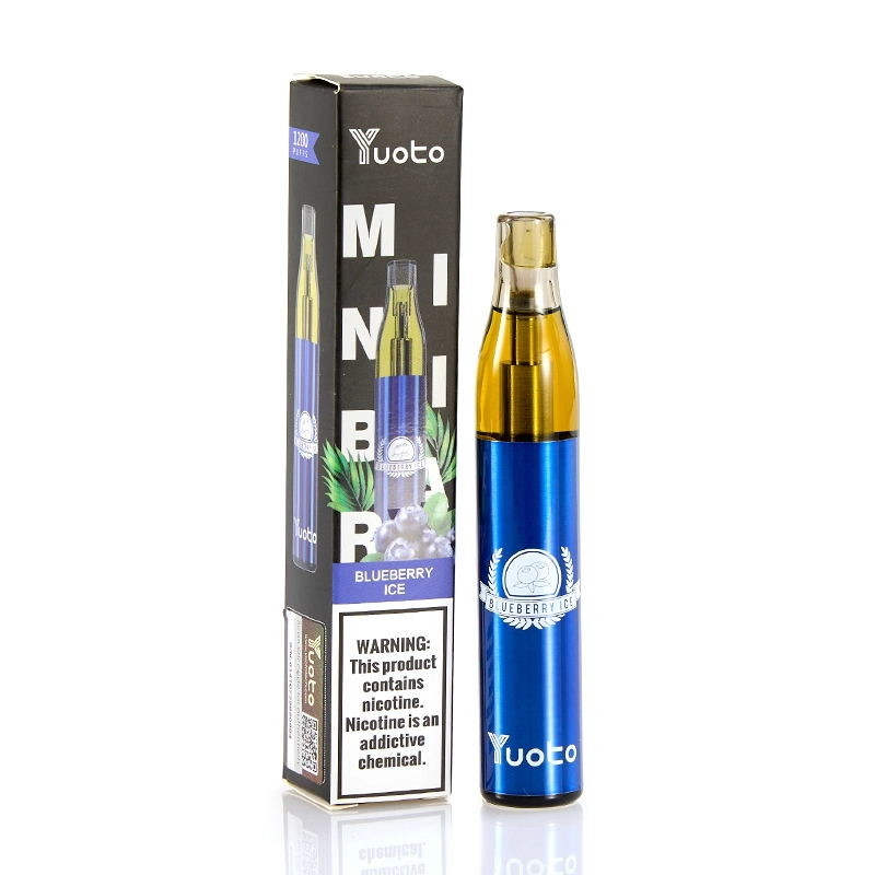 Η μίνι εξάρτηση 1200 Vape φραγμών μίας χρήσης ξεφυσά τη συσκευή λοβών γεύσης φρούτων 650mah 4ml