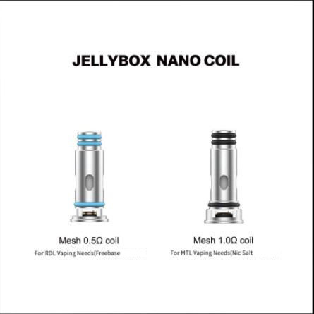 Νανο σπείρα αντικατάστασης Jellybox Lelote για το SE Rincoe Jellybox/το νανο Χ/τον αέρα Χ εξάρτηση 1.0Ω/0.5Ω