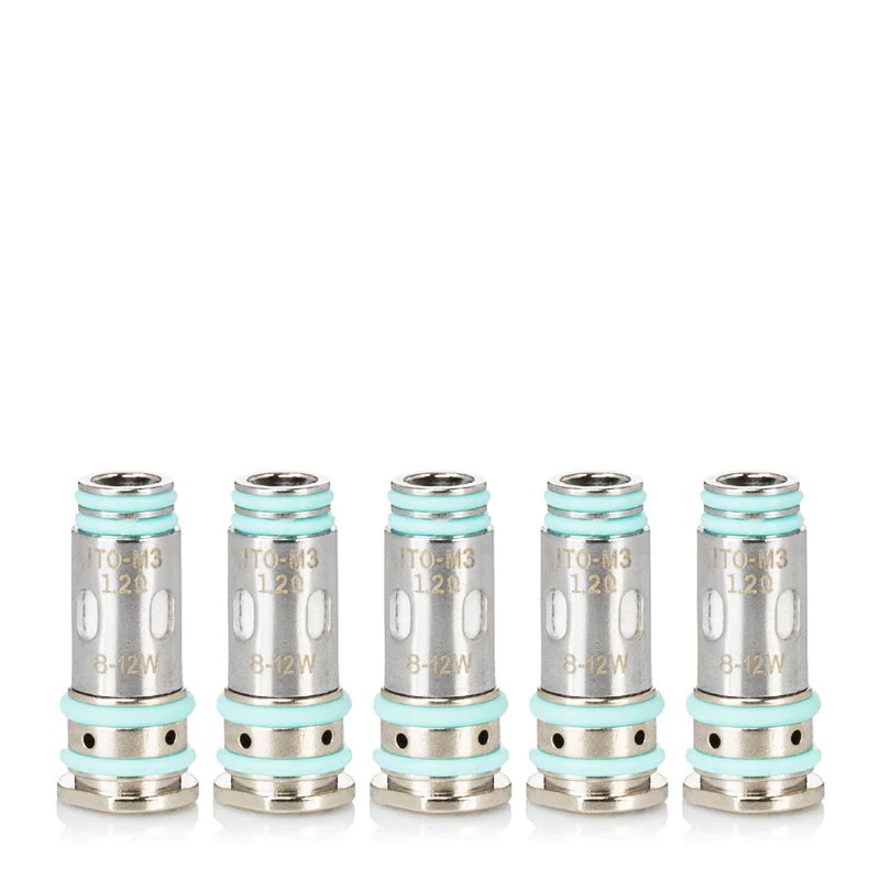 Αντικατάσταση σπειρών σπειρών 5pcs M0 τετρ.μέτρο μ3 Vape Voopoo ITO για δωρικά 20/έλξη Q