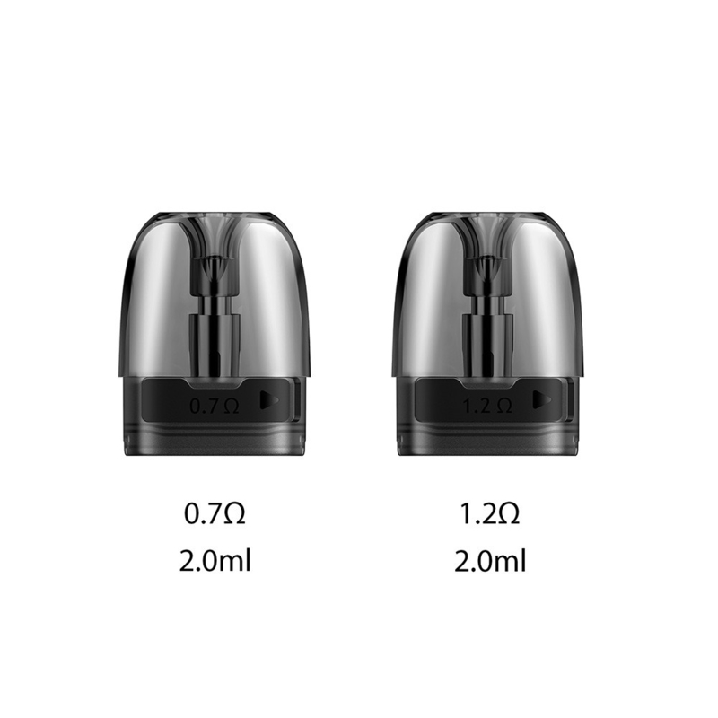 Πλευρά κασετών 2ml 0.7ohm 1.2ohm λοβών Voopoo Argus Lelote που γεμίζει τους κενούς λοβούς