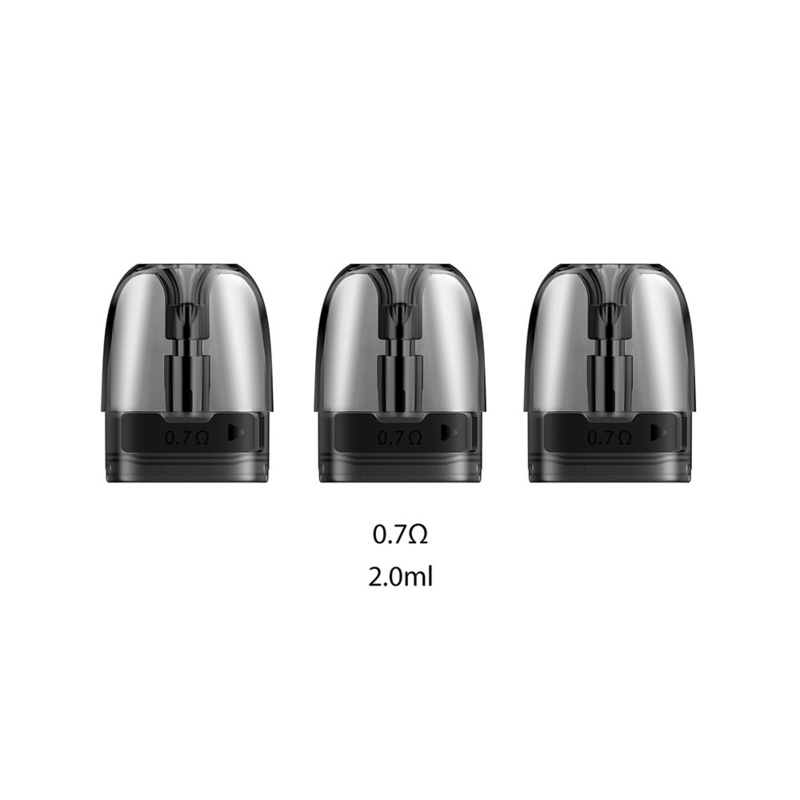 Πλευρά κασετών 2ml 0.7ohm 1.2ohm λοβών Voopoo Argus Lelote που γεμίζει τους κενούς λοβούς