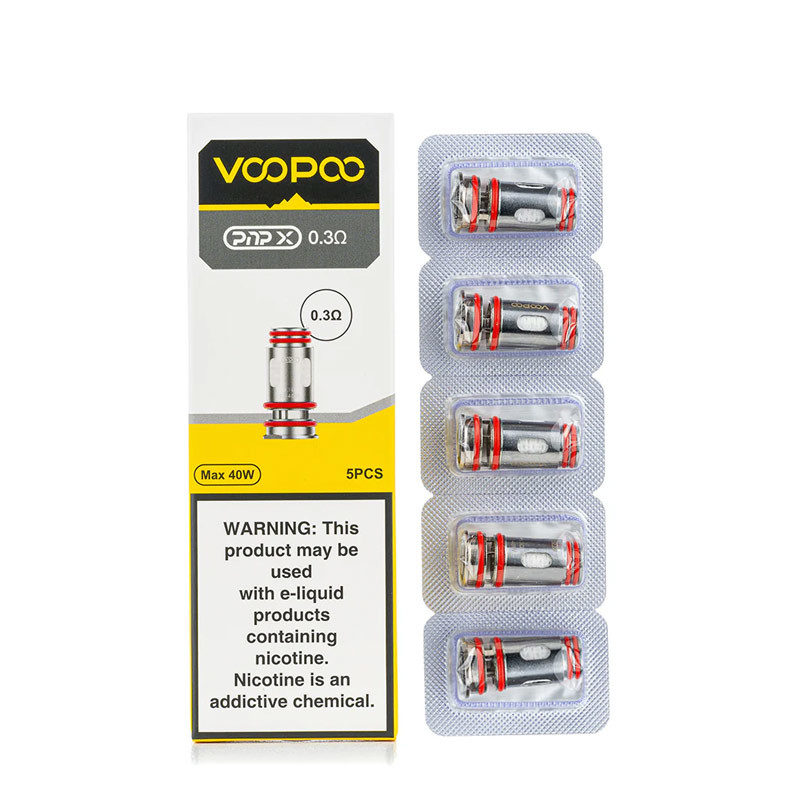 Voopoo PnP X Αντικατασκευαστικό Coil 5pcs / συσκευασία για το Argus Pro 2 Kit / Drag 5 Kit / Uforce-X Tank / Doric 60 Pro
