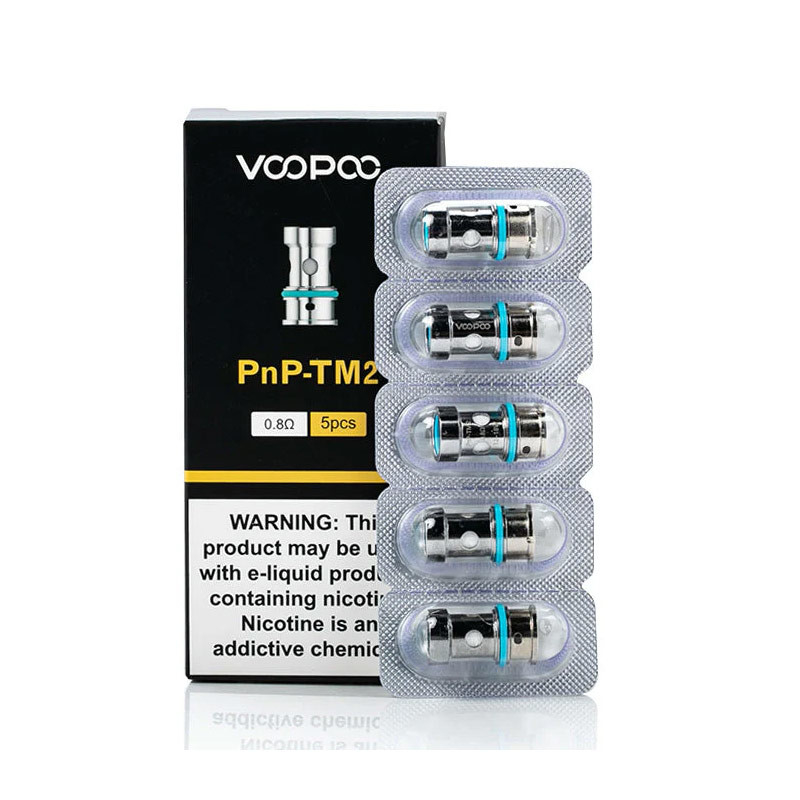 Voopoo PnP Αντικατασκευαστικά Coils 5pcs/pack για Drag Baby/Mini/2/S/X,VINCI Series Kit,Argus Pro,PnP 20/22,V.SUIT