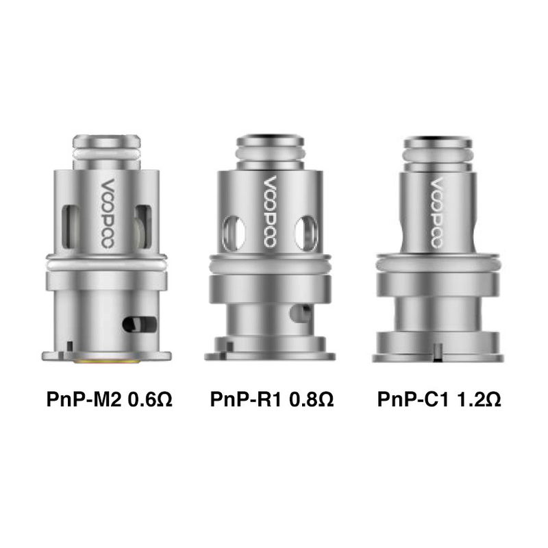 Voopoo PnP Αντικατασκευαστικά Coils 5pcs/pack για Drag Baby/Mini/2/S/X,VINCI Series Kit,Argus Pro,PnP 20/22,V.SUIT
